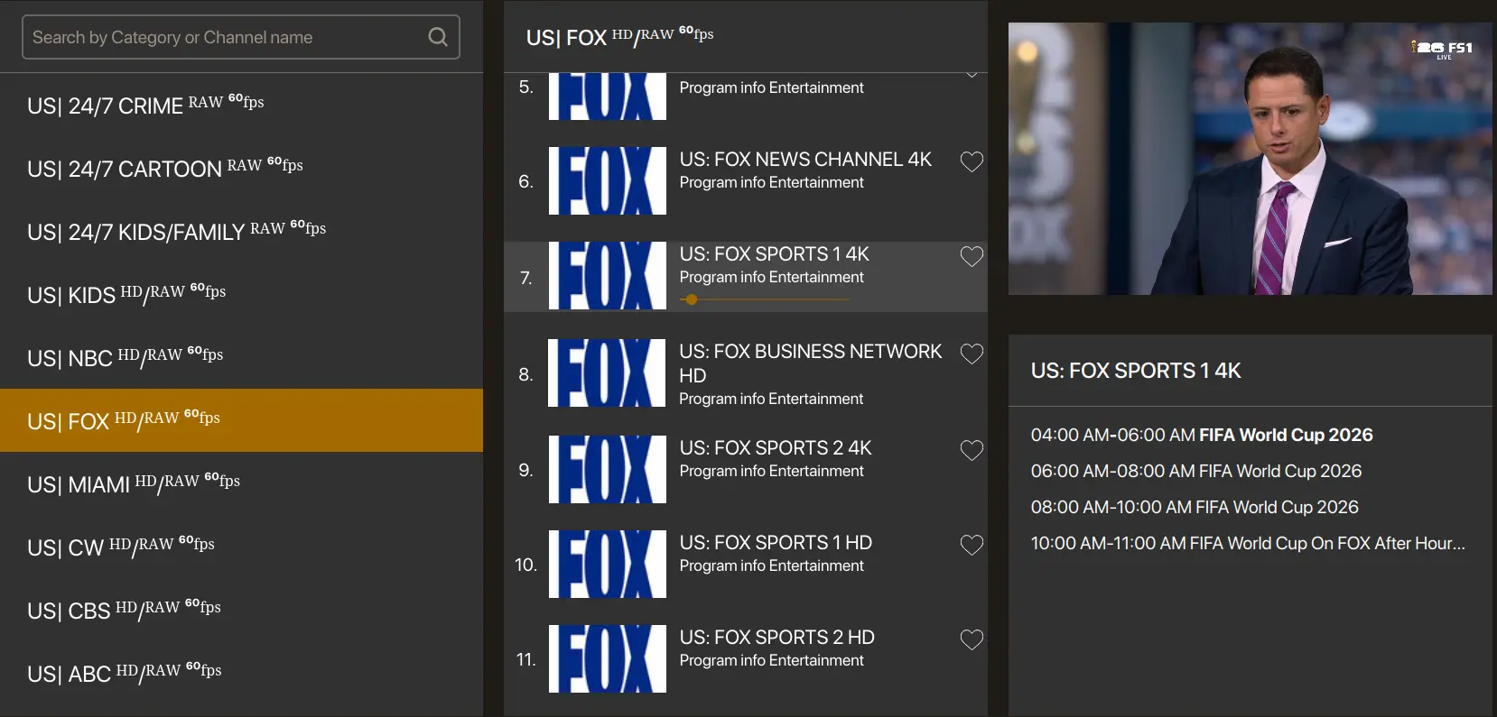 View 4KSubs setup plans for USA viewers