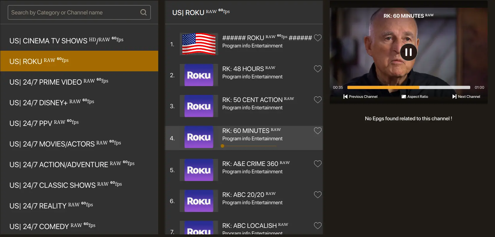 View 4KSubs setup plans for USA viewers