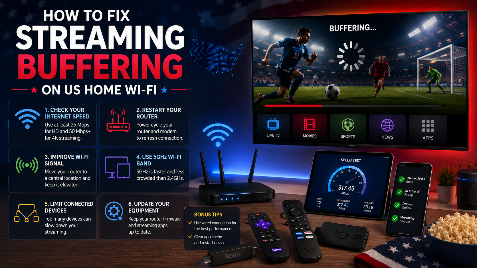 How to Fix Streaming Buffering on US Home Wi-Fi